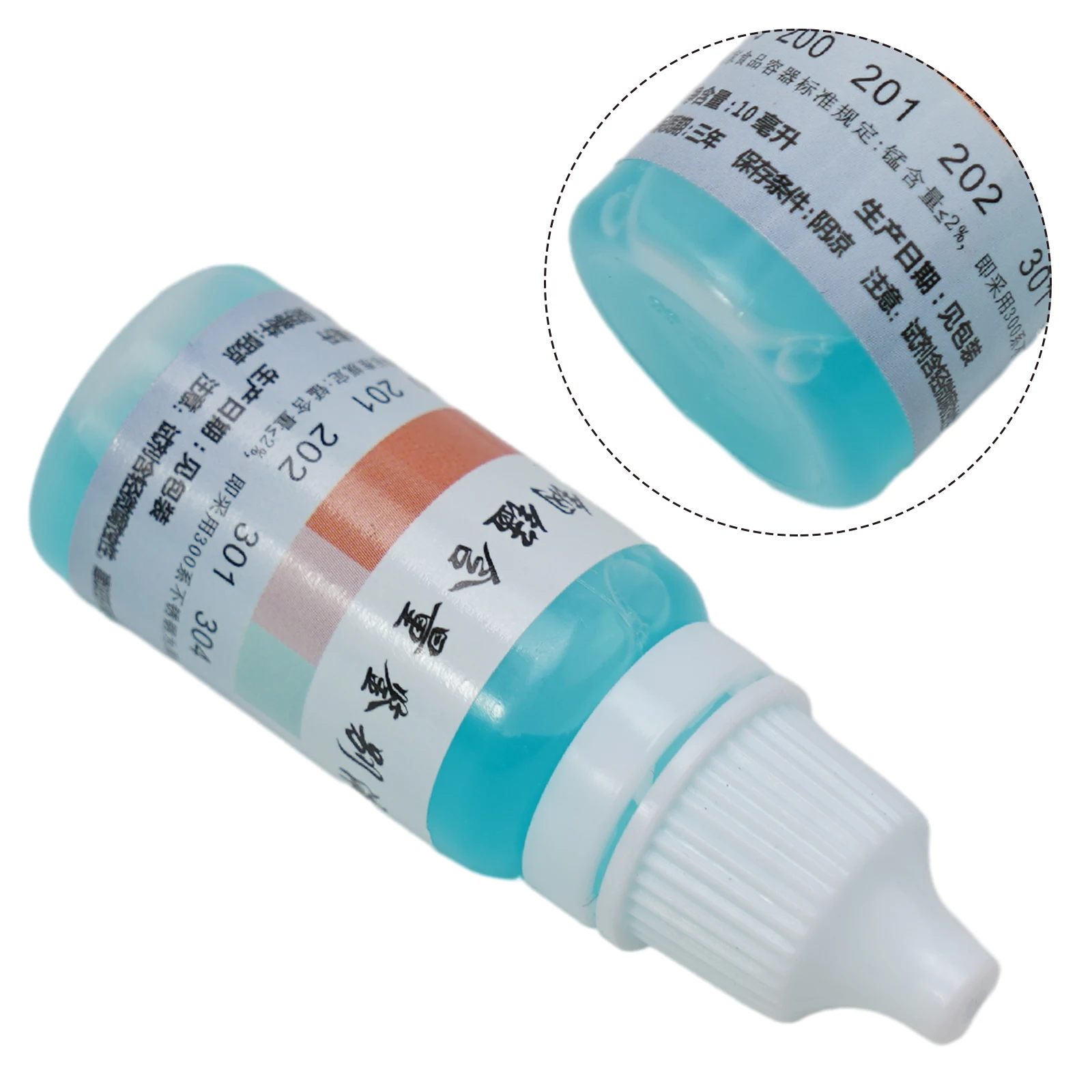 1 pz 1/2 "soluzione di prova in acciaio inossidabile che identifica il Manganese supera i reagenti di analisi Standard