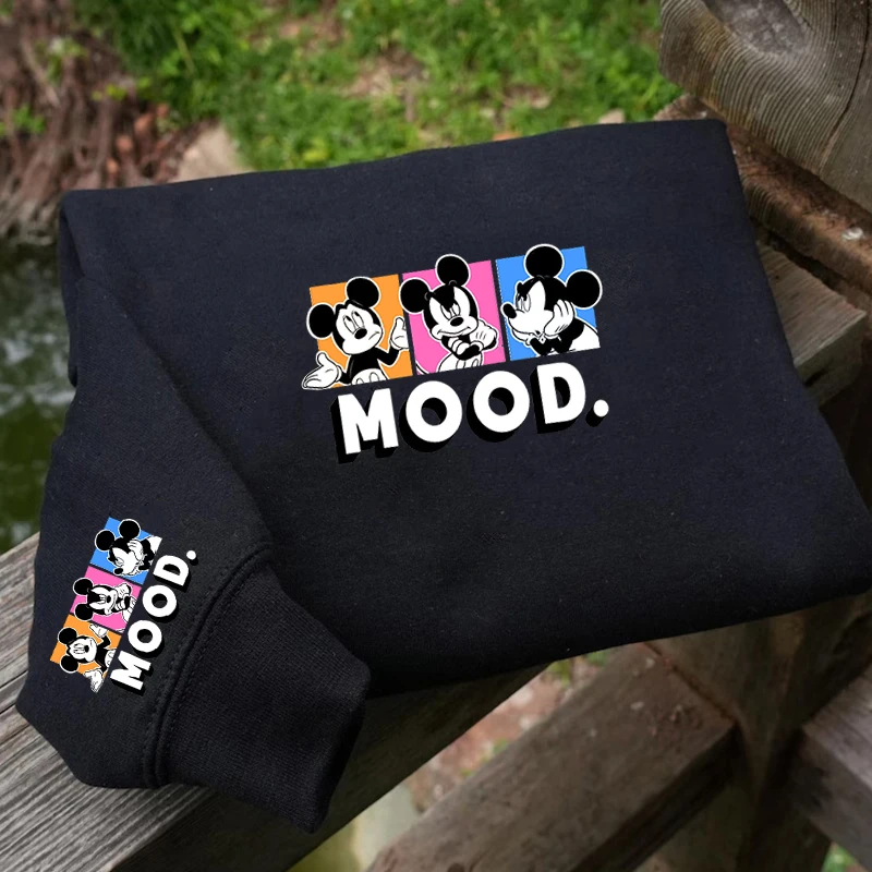 

Mickey Minnie Round Autumn Winter Hoodie Disney Mickey Mouse Long Sleeves Y2k Women's Clothes Ladies Clothes Top ﻿Trends 2025