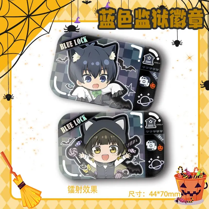 Anime BLUE LOCK Isagi Yoichi Chigiri Hyōma Bachira Meguru Badge Jacket Jeans Lapel Pin Collection Brooch Ornament Halloween Gift