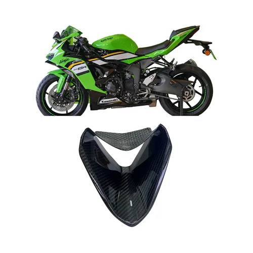Imagen 1 del producto Carenado frontal de fibra de carbono 3K, puerto de estampado de entrada de aire, cubierta de carcasa, protectores para KAWASAKI NINJA ZX-6R ZX6R 2024 + piezas de motocicleta
