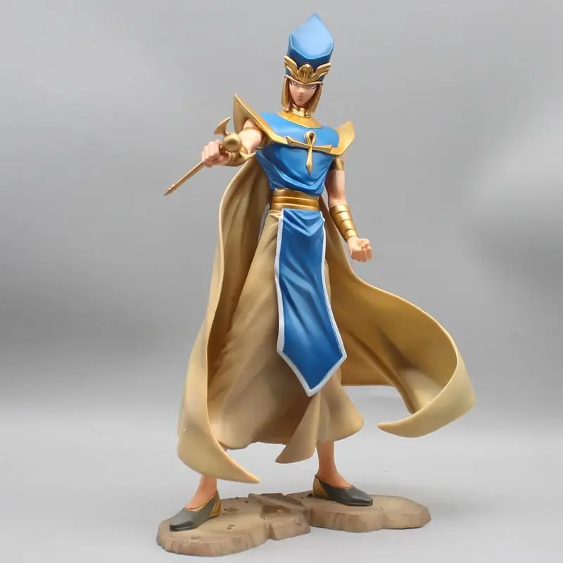 

29,5 см Yu-Gi-Oh! Фигурка аниме-персонажа Дуэльные Монстры: Фараон Сето Каиба, коллекционная статуэтка, украшение для рабочего стола, игрушка, подарок