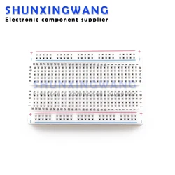 1 Pcs New 400 Tie Points Solderless PCB Breadboard Mini Universal Test Protoboard DIY Bread Board for Bus Test Circuit Board