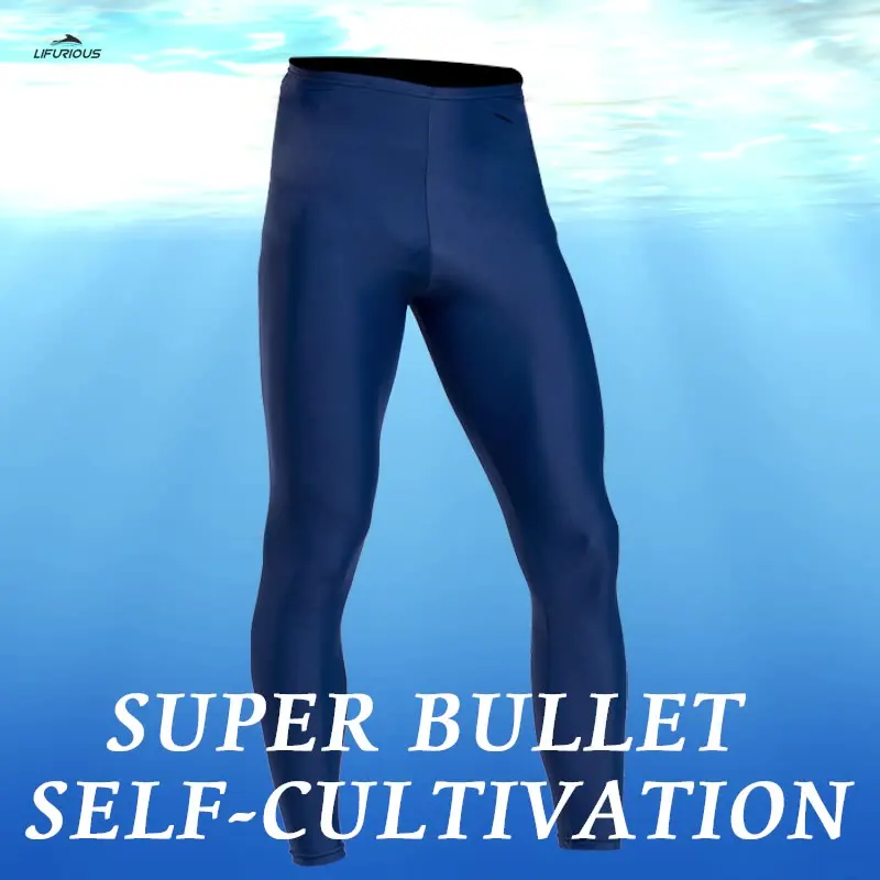 UPF-pantalones de nailon de LICRA para hombre, protector solar para Fitness al aire libre, natación, surf, baño, playa, secado rápido, Yoga,
