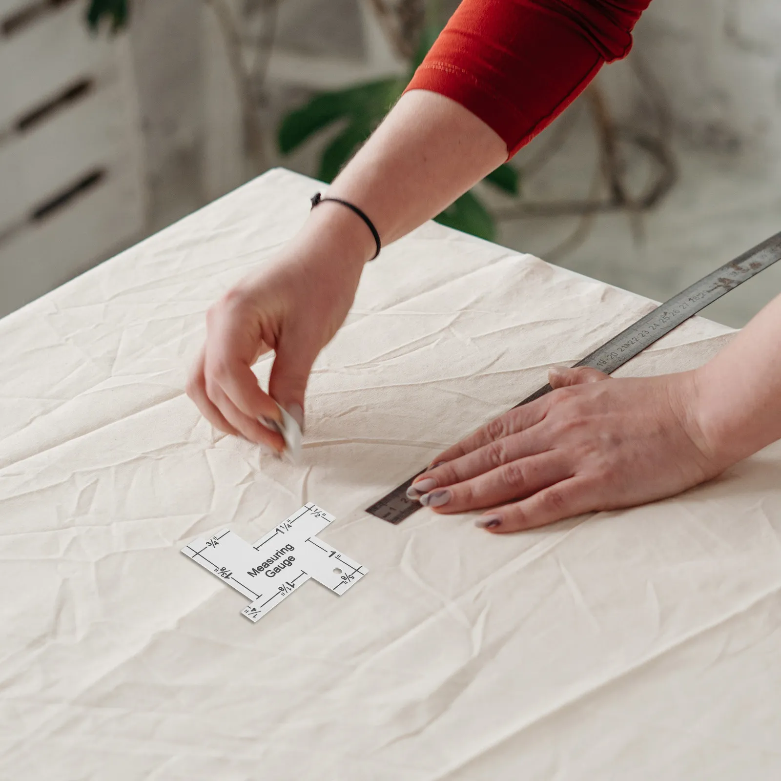 

Aluminum Quilting Ruler Equilateral Multi-Side Design Precision Cutting Template for Sewing Patchwork Quilting Handwork Metal