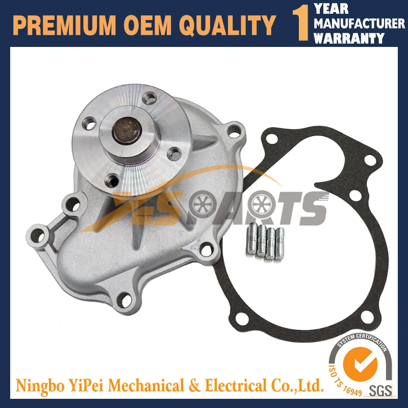 

V3300 Water Pump W Gasket T250 T300 T320 Skid Steer Loader FOR Kubota V3300