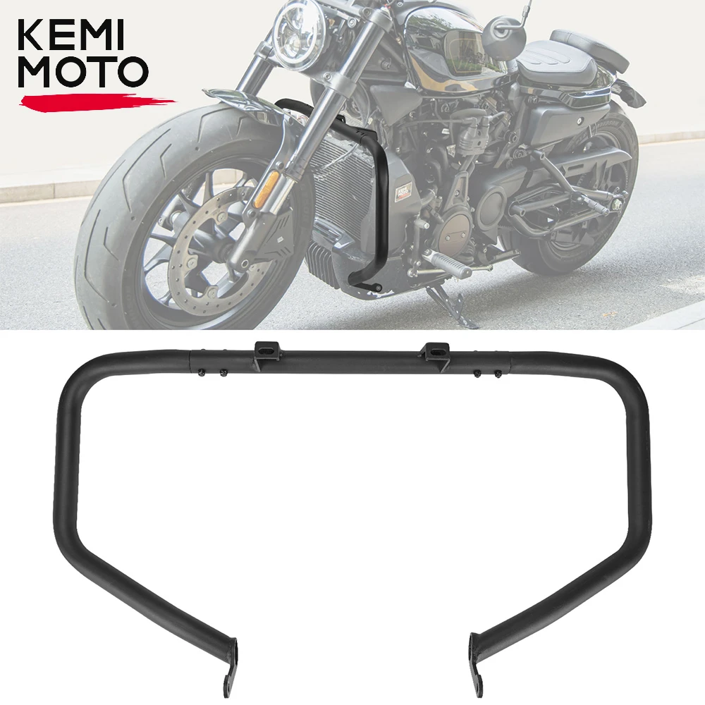 

KEMIMOTO Motorcycle Highway Engine Guard Crash Bar For Sportster S RH1250 2021-2023 Anti-fall Protection Front Crash Bar Parts