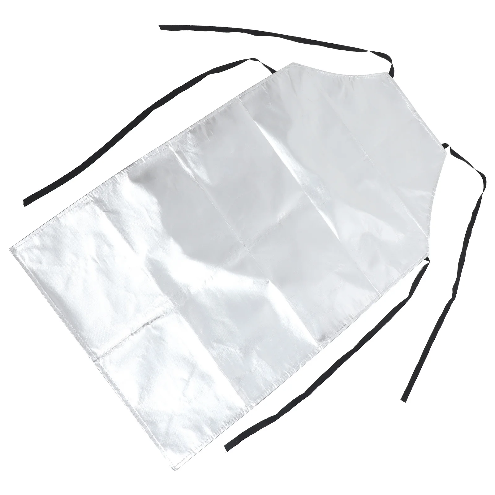 

Fireproof Insulation Apron Heavy Duty Split Full Coverage Workshop Protection Flame Resistant Thermal Aluminum Foil