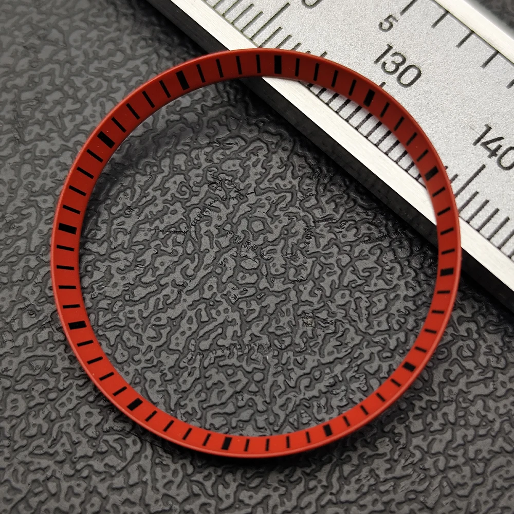 Plastic Mod Watch Chapter Ring Fit NH35 Case Replacement Hard Polished/Copper Inner Ring Size 30.3 * 27.3mm Watch Accessories view 6