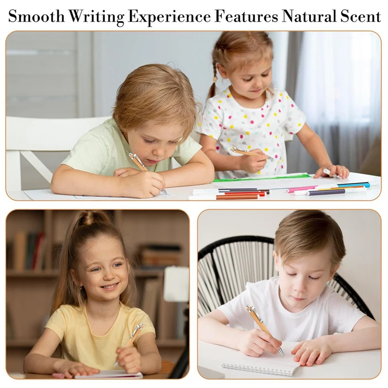 قلم حبر جاف من خشب البامبو للرجال والنساء ، هدية تقدير بالجملة ، زميل عمل في المكتب ، حبر أسود ، شكرًا لك ، 50 *