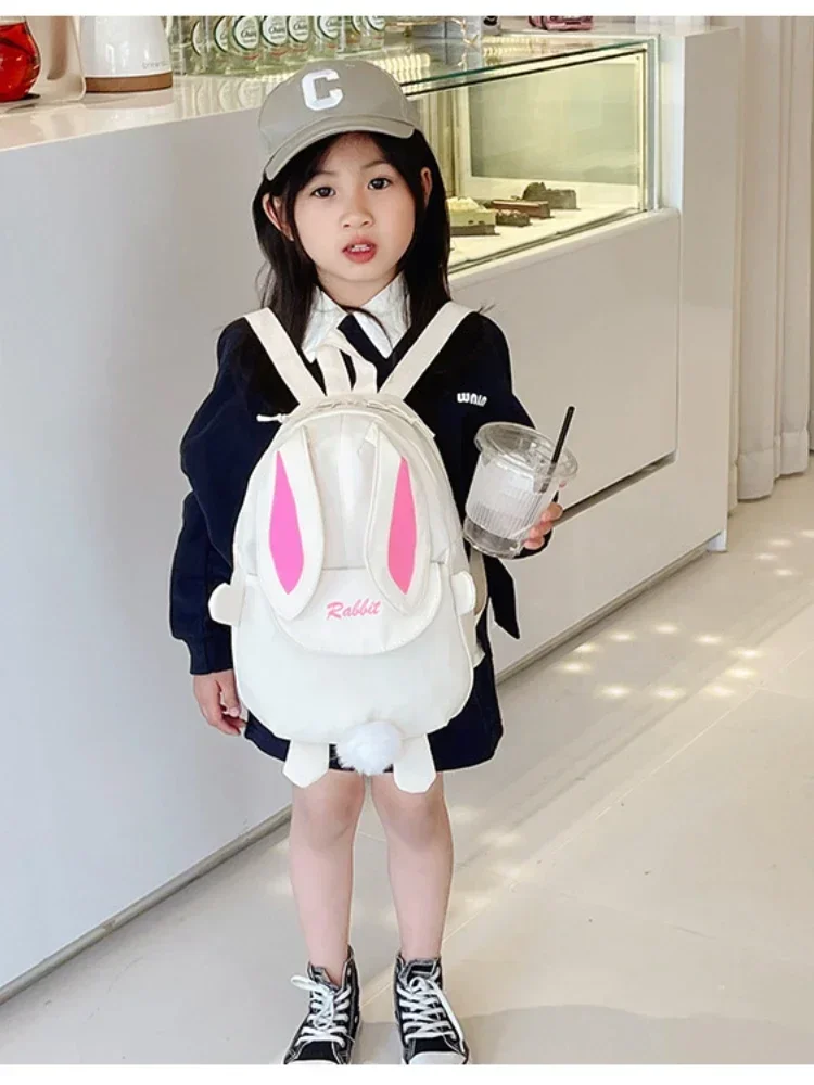 Backpack Rabbit Bag Personalized Bag Name Baby Gift Custom Name Bag Girl Bag With Name Embroidered Name Bag Boy Kindergarten