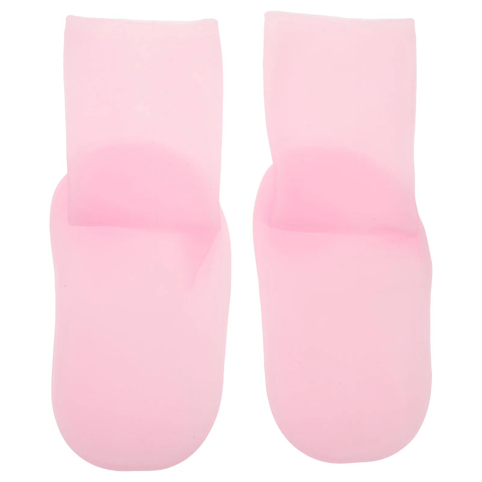 

1Pair Reusable Silicone Moisturizing Socks Anti Slip Long Tube Design for Foot Soothing After Pedicure Swimming Water Activities
