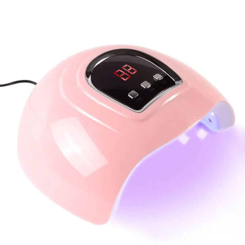 54W Quick-Drying UV Nail Art Lamp Pink Phototherapy Machine Induction Dryer for Gel Polish Baking Wholesale