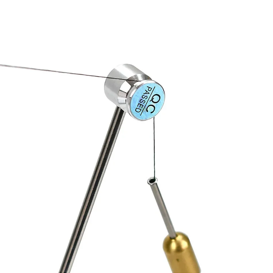 MNFT 1 Satz 360 ° Rotation Fliegenbinden Schraubstock für Streamer Fliegenfischen Fliegen Jig Lockt Fliegenbinden Werkzeug – Detail 6