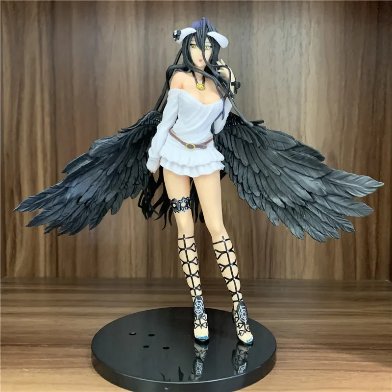 FC Anime Overlord Figure Sexy Albedo PVC Action Figure Toys Overlord Statue Collection Model Doll Gift 21cm