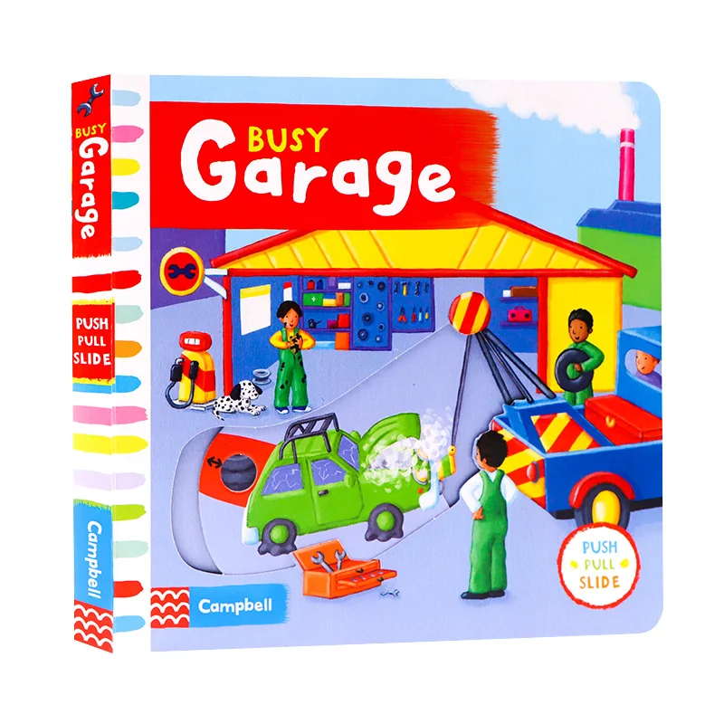 

Busy, Busy Garage, Baby Children's books aged 1 2 3, English picture book, 9781447257547