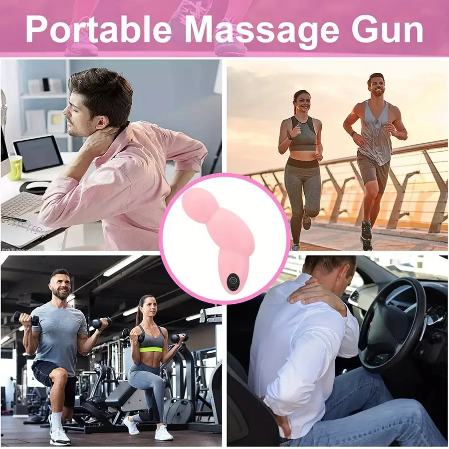 

Portable Mini Massage Gun, Lightweight And Compact Massage Tool, Massages Whole Body To Relax Muscles, USB Rechargeable, Ready To Use Anytime