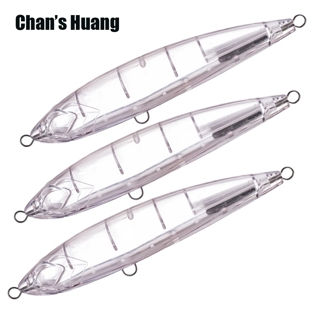 

Большой карандаш Chan's Huang, 3 шт./партия, приманка для рыбной ловли, блесна 22 см, 108 г/8,6 дюйма, 3,8 унций, тунец, Неокрашенная приманка для рыбной ловли