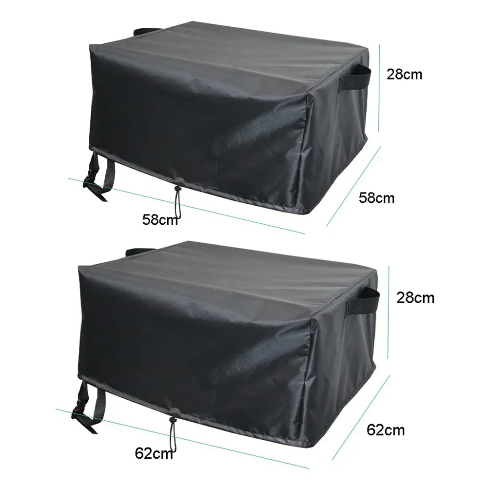 1x Pizza Oven Covers For Outside 17 Inch Pizza Oven Cover Weatherproof Portable Bag Dust-Proof Outdoor Pizza Oven Accessories