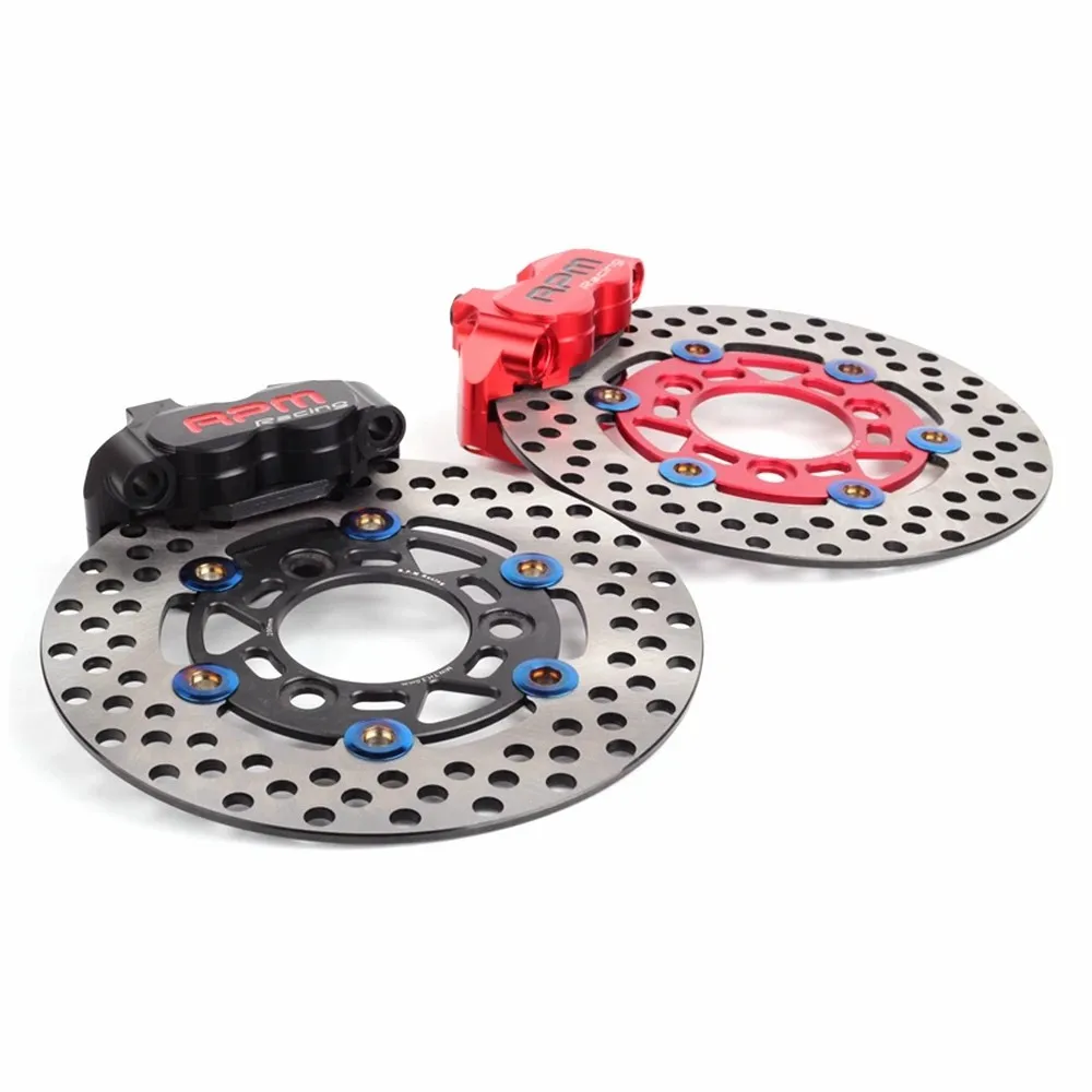 200mm Motorcycle RPM Front Disc Brake Kit Brake Caliper With Adapter Bracket Brake Disc For Honda DIO AF27/28 /18 ZX AF34 /35/36