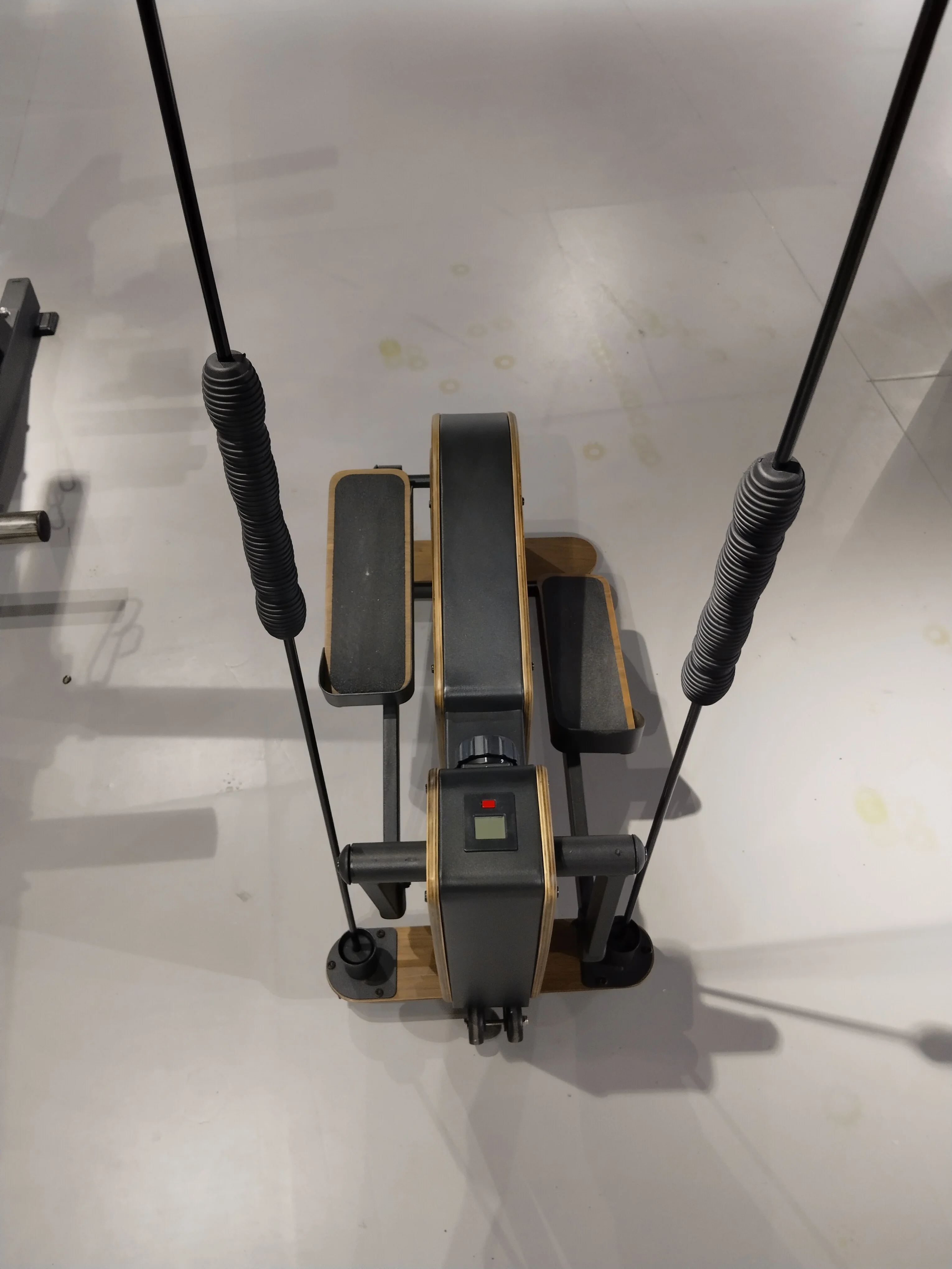 Low-Impact Magnetic Elliptical Trainer | 8 Resistance Levels | Walnut Finish  | Space-Saving Home Gym Cardio Equipment