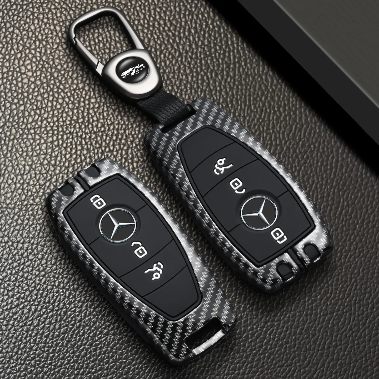 Mercedes Benz Keycase E300L Car C260L Metal GLC300L Shell A200L Buckle GLE350 Luxury GLB220