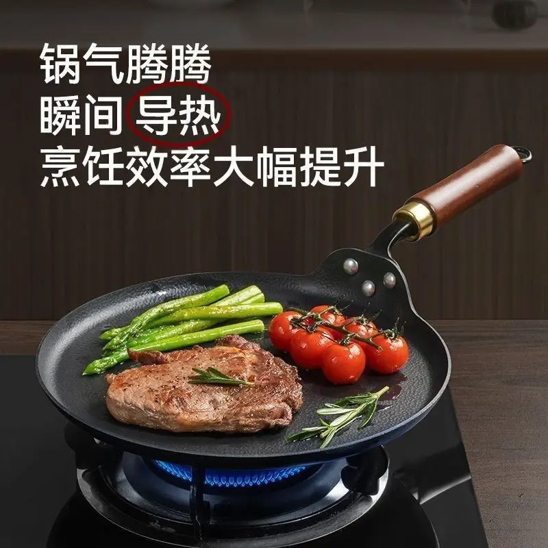 Uncoated non-stick frying pan - perfect for home use: eggs, pancakes, steak, and more!