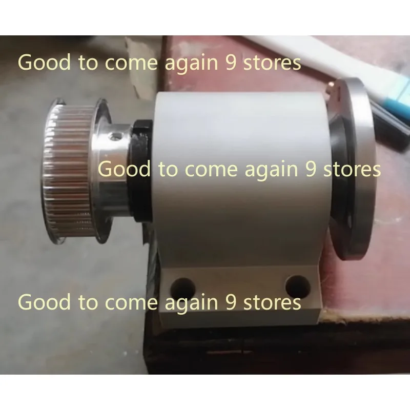 

80 100 Lathe Spindle Assembly Through Hole 20 Center Height 50 High-strength Head Assembly with Flange