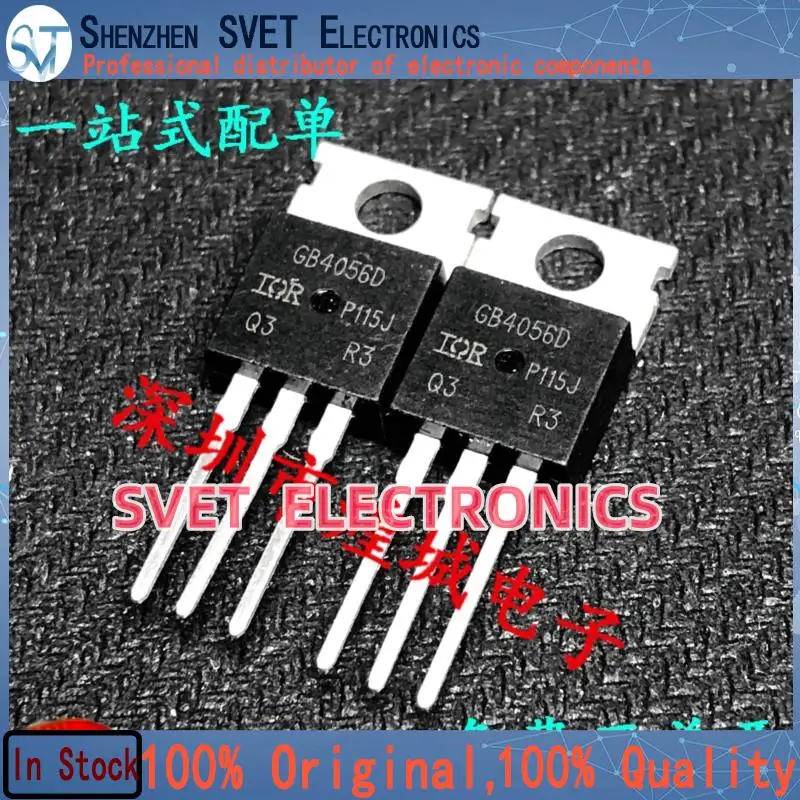 10PCS-50PCS  IRGB4056D GB4056D  TO-220 600V 12A   Original In Stock Fast shipping