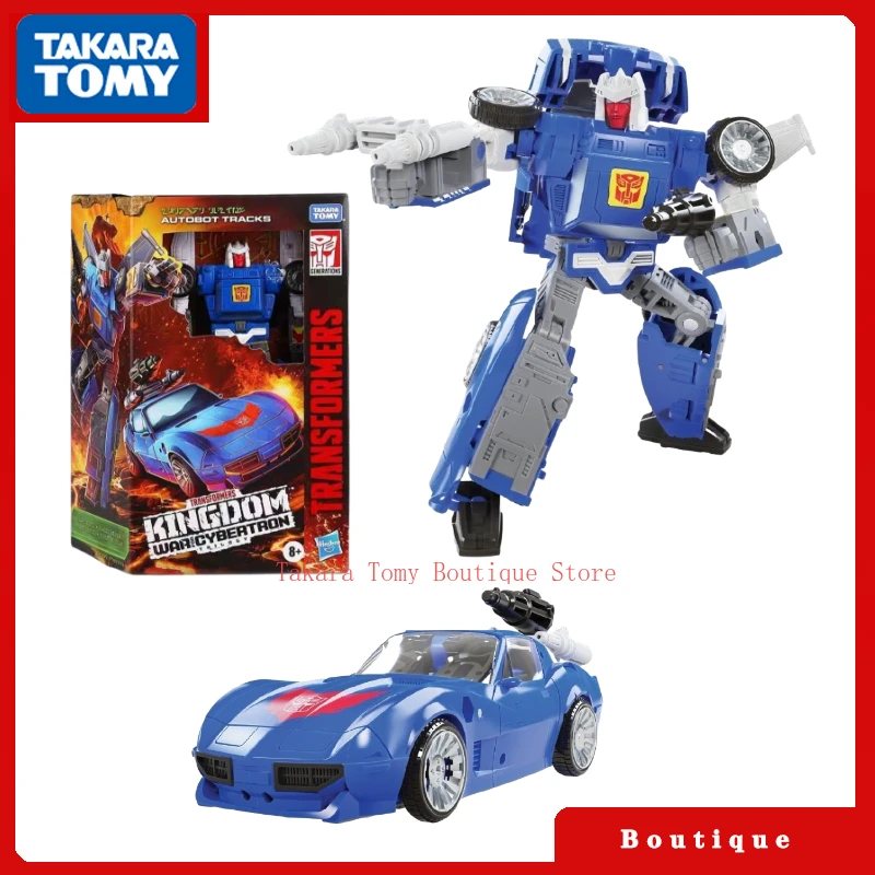 

In Stock TAKARA Transformers Toys War for Cybertron Kingdom WFC-K26 Autobot Tracks Toy Action Figures Collectible Gifts Hobbies