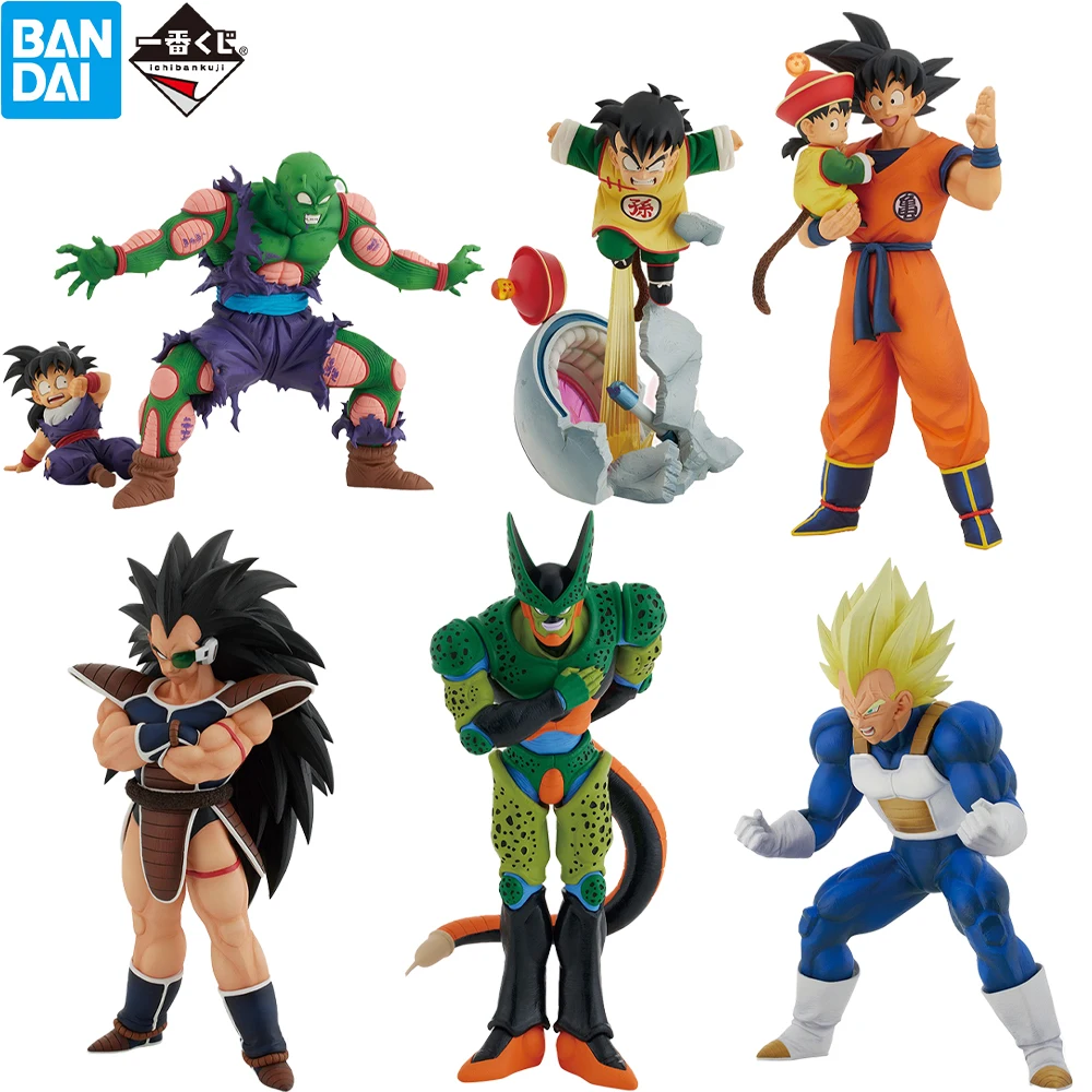 

In Stock BANDAI Ichiban Kuji Masterlise Dragon Ball Z Son Goku Gohan Vegeta SSJ Cell Piccolo Raditz Anime Figure Model Toy