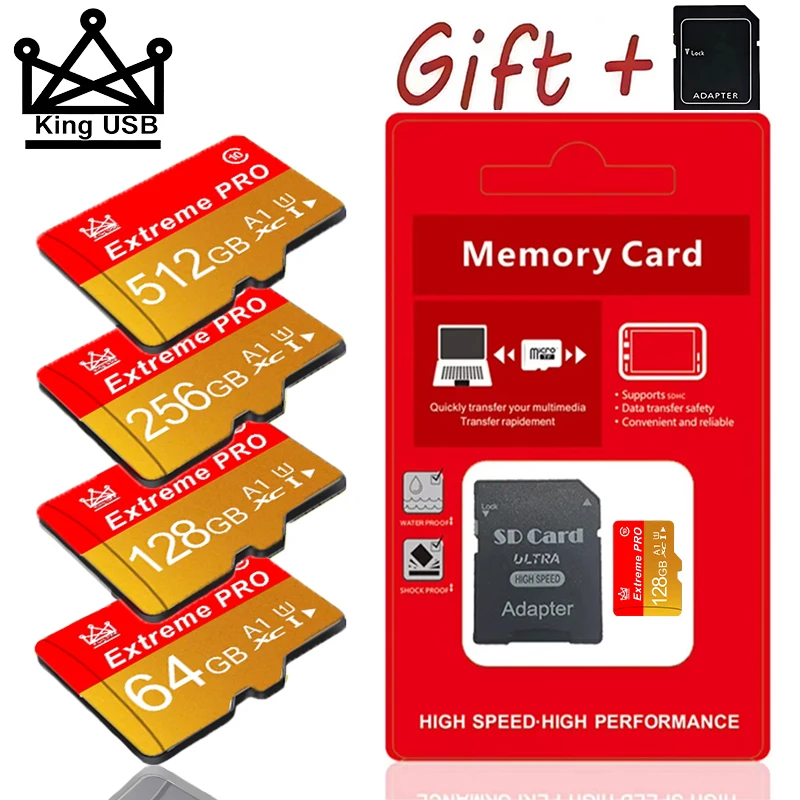 Memory Card and Micro SD Card SD Cards TF Cards Stable 16GB/64GB/256GB/512GB for Nintendo Switch Gaming Water Resistant Speed Cl