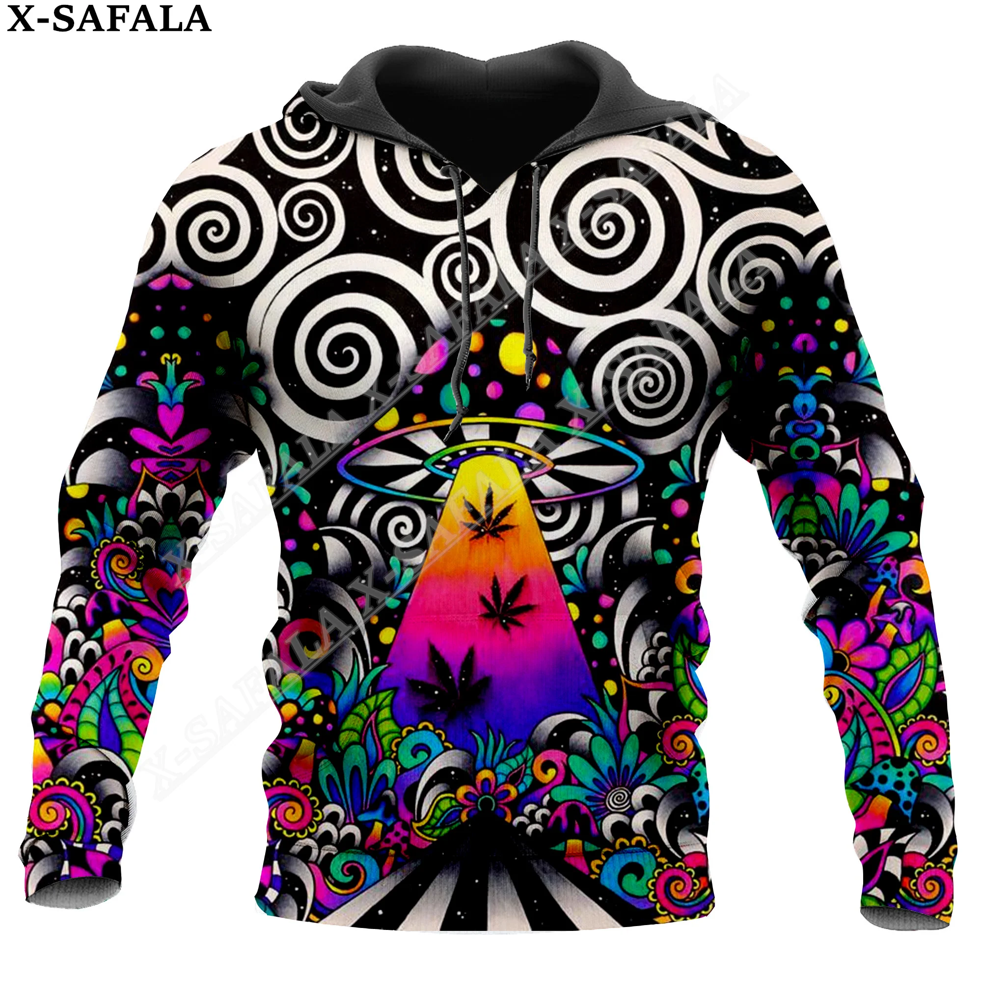 

Hippie Psychedelic Colorful Trippy 3D Print Zipper Hoodie Man Female Pullover Sweatshirt Hooded Jacket Jersey Coat Tracksuits-6