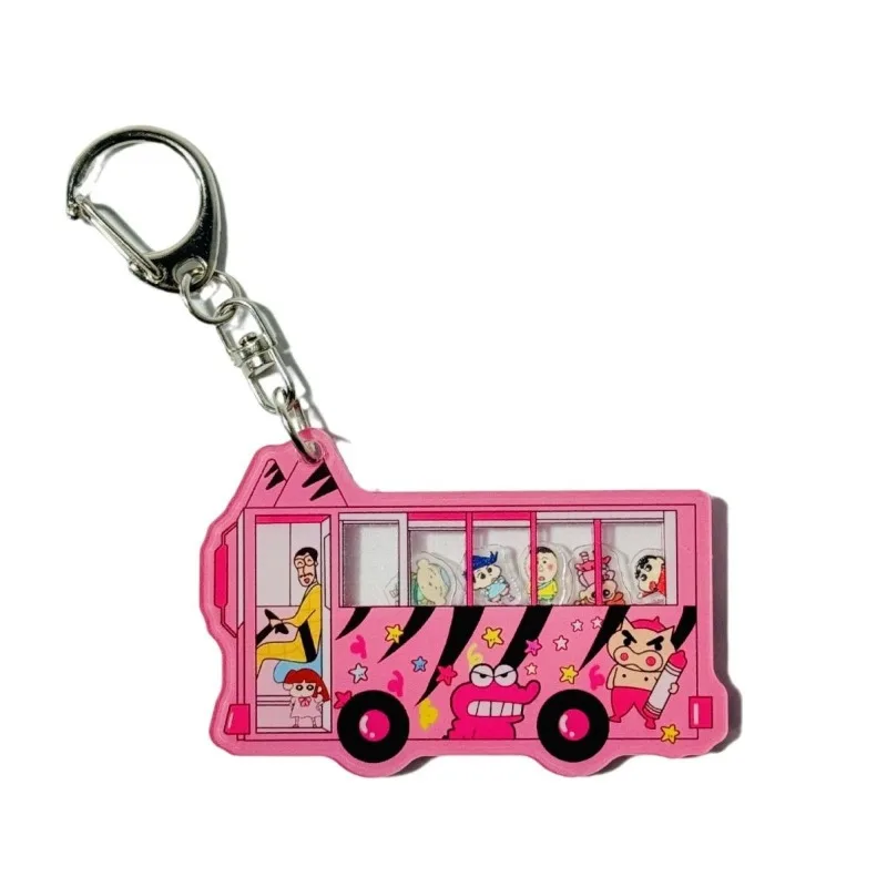 Crayon Shin-chan Boochan personalisierter kreativer Acryl-Rocker-Schlüsselanhänger, niedliche Taschen-Dekoration, schüttelbarer Anhänger, Geschenk, Großhandel – Detail 6