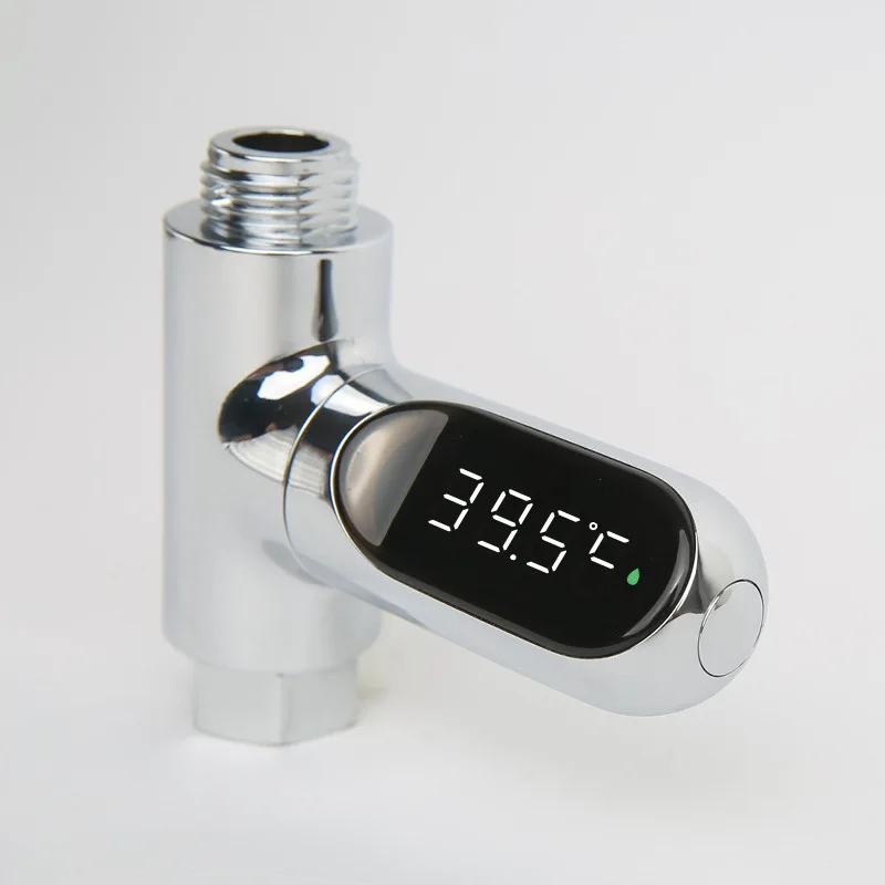 Bathing Showerhead Thermometer Faucet No Battery Temperature Digital Thermometer Showerhead Electronic Water Temperature Gauge