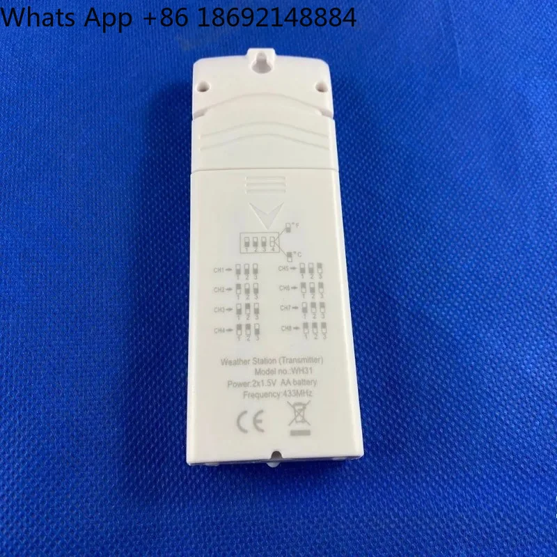 For Misol WN31C Temperature and Humidity Sensor Accessories for HP2550-TR Weather Instrument