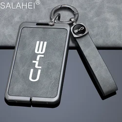 Car Samrt Remote Key Cover Case Fob For BYD NFC Card Atto3 Yuan Tang EV Han Qin Song Plus DMi Dolphin S7 S6 L3 M6 F3 F0 Keychain