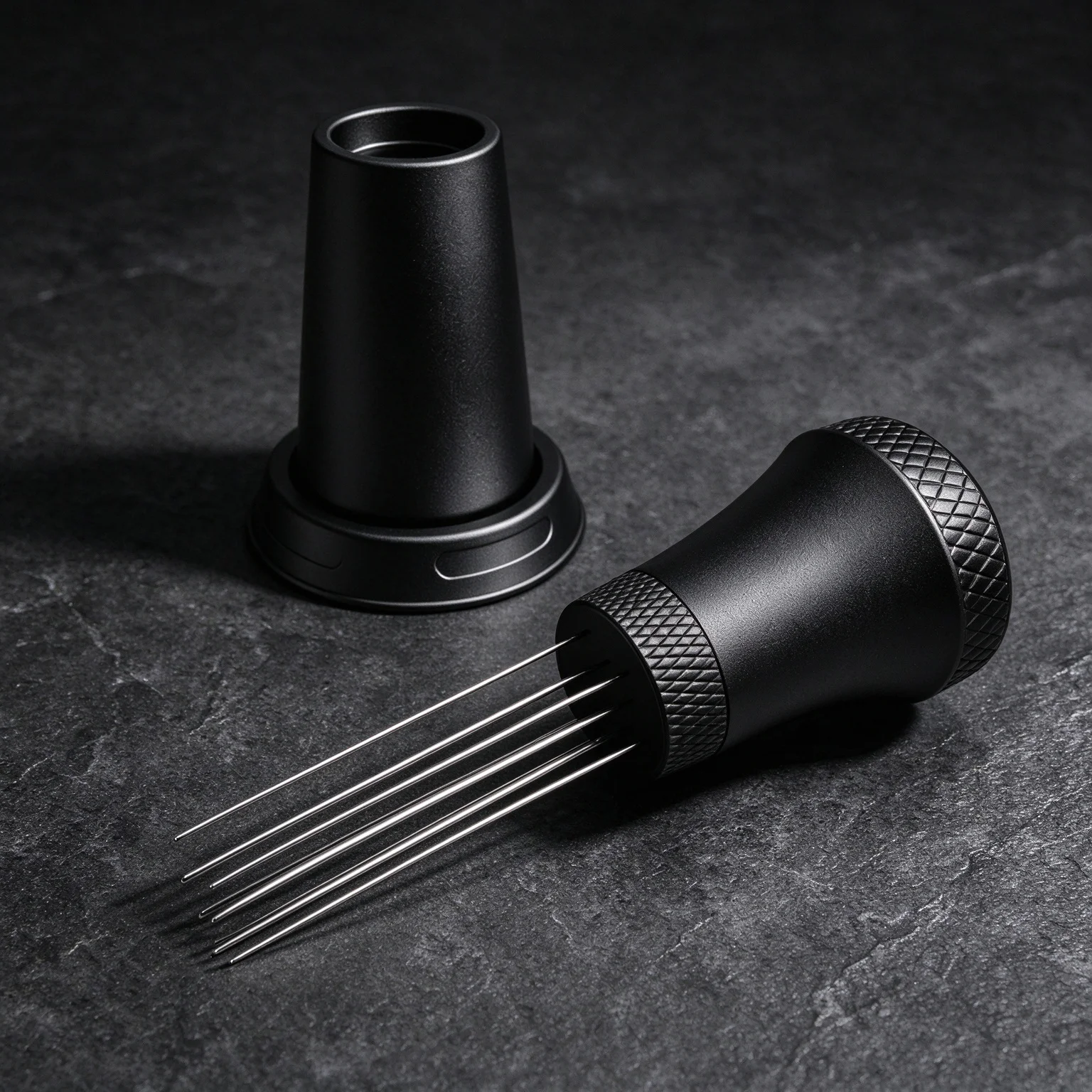 HTMCK WDT Espresso Stirrer Distribution Tool, Barista Coffee Needle Distributor with Holder, Coffee Maker Accessories gallery 5