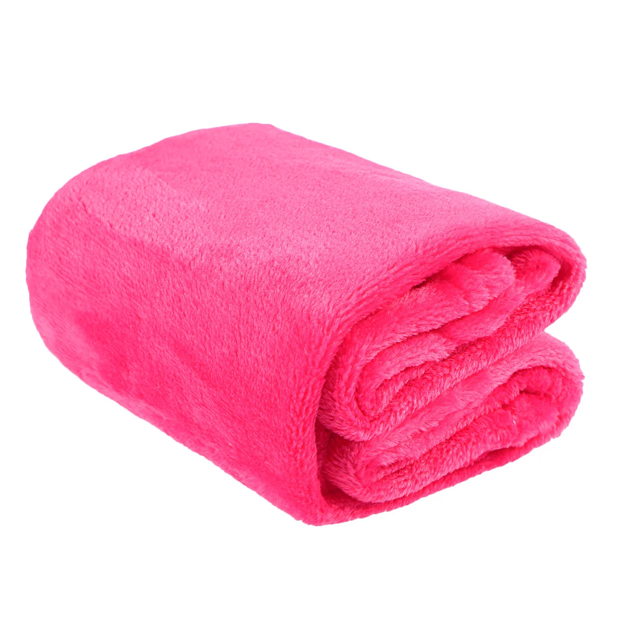 

Rosy Color Fleece Pet Blanket 1 Piece Super Soft Warm Lightweight for Pets Comfortable Sleeping Mat Flannel Bedding