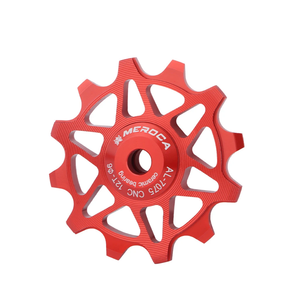 

Lightweight Rear Derailleur Pulley for Road Bikes with Ceramic Bearings 12T 14T Designed for Smooth Riding Experience
