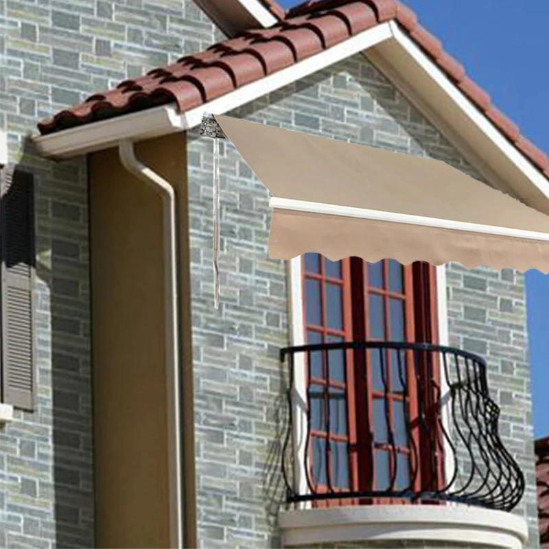 Manual Retractable Outdoor Patio Aluminum Awning