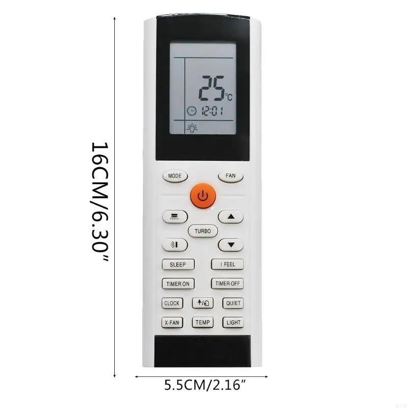 H7JF White Air Acondicionador Remote Controler English Edition para Gree Yacifb Series