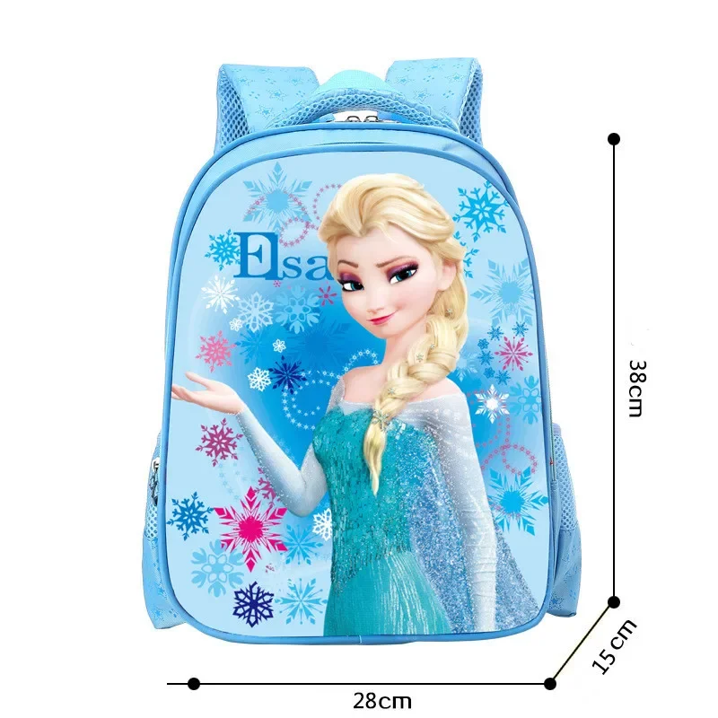 Disney Elsa Anna Princess School Bag for Girls Frozen Children Backpacks Kids Shoulders Bag