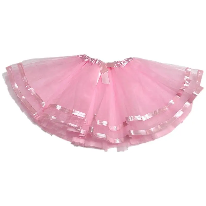 Baby Girl Tutu Skirt Cute Kids Princess Tulle Skirts Summer Children Party Ribbon Skirt Girls Dance Pettiskirt