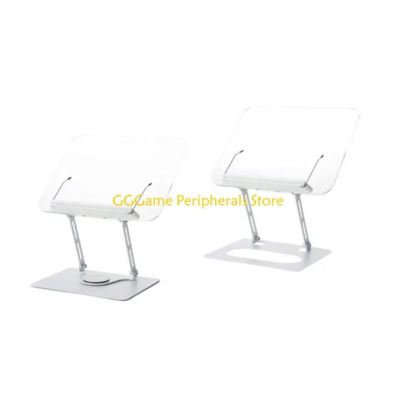 

U55B Acrylic Foldable Reading Stand with 360 Degree Rotate for Books Tablets and Laptops Holder Ergonomic Comfort