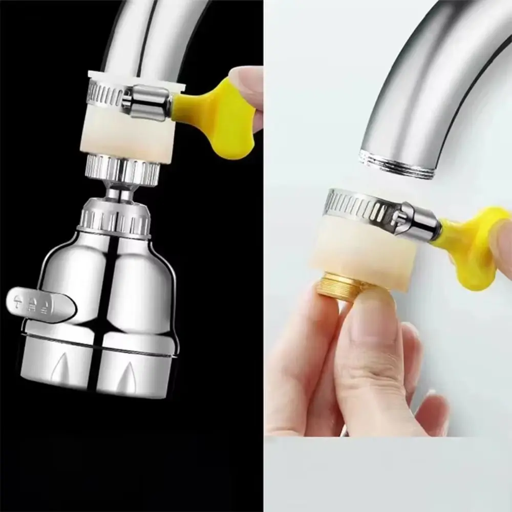 

30pcs Yellow Plastic Handle Stainless Steel Hose Clamps Stainless Steel Screw Band Hand Twist Design Worm Gear Hose Clamp