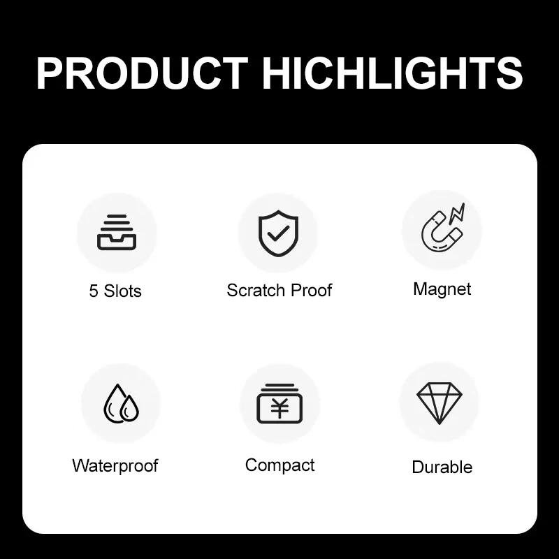 7artisans 5-карманная сумка для хранения фильтров из искусственной кожи, устойчивая к царапинам, защитная сумка для фильтров, противоударная, пылезащитная