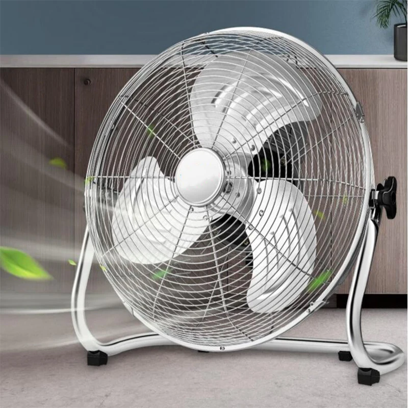 Powerful Fan Floor 8 Gears Home Fan Desktop Lying On Floor To Climb The Fan High Power Industrial Fan 1300r/min