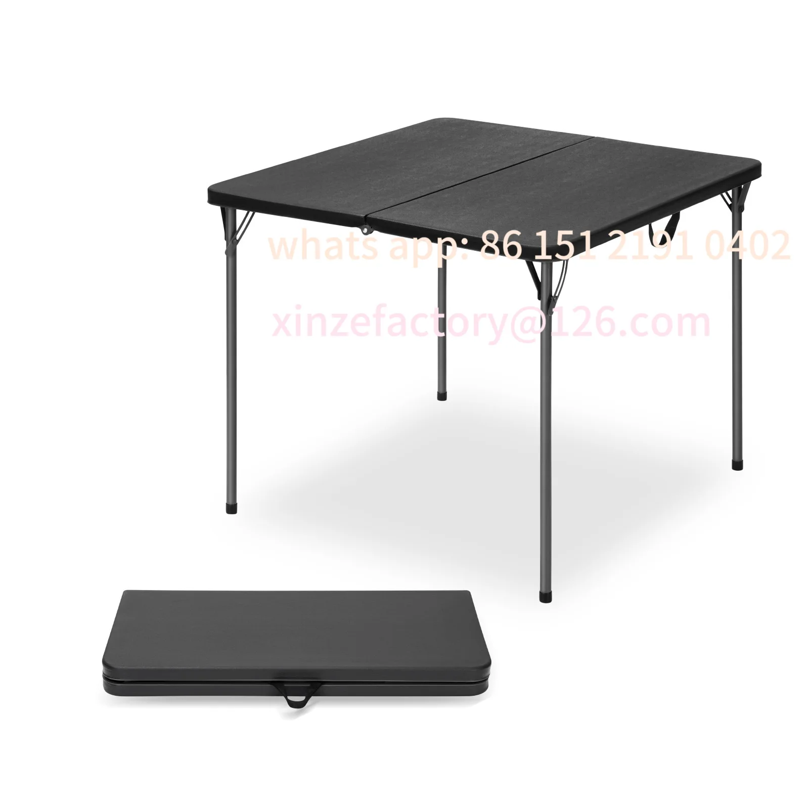 

Customizable outdoor folding table study square stall camping table dual purpose