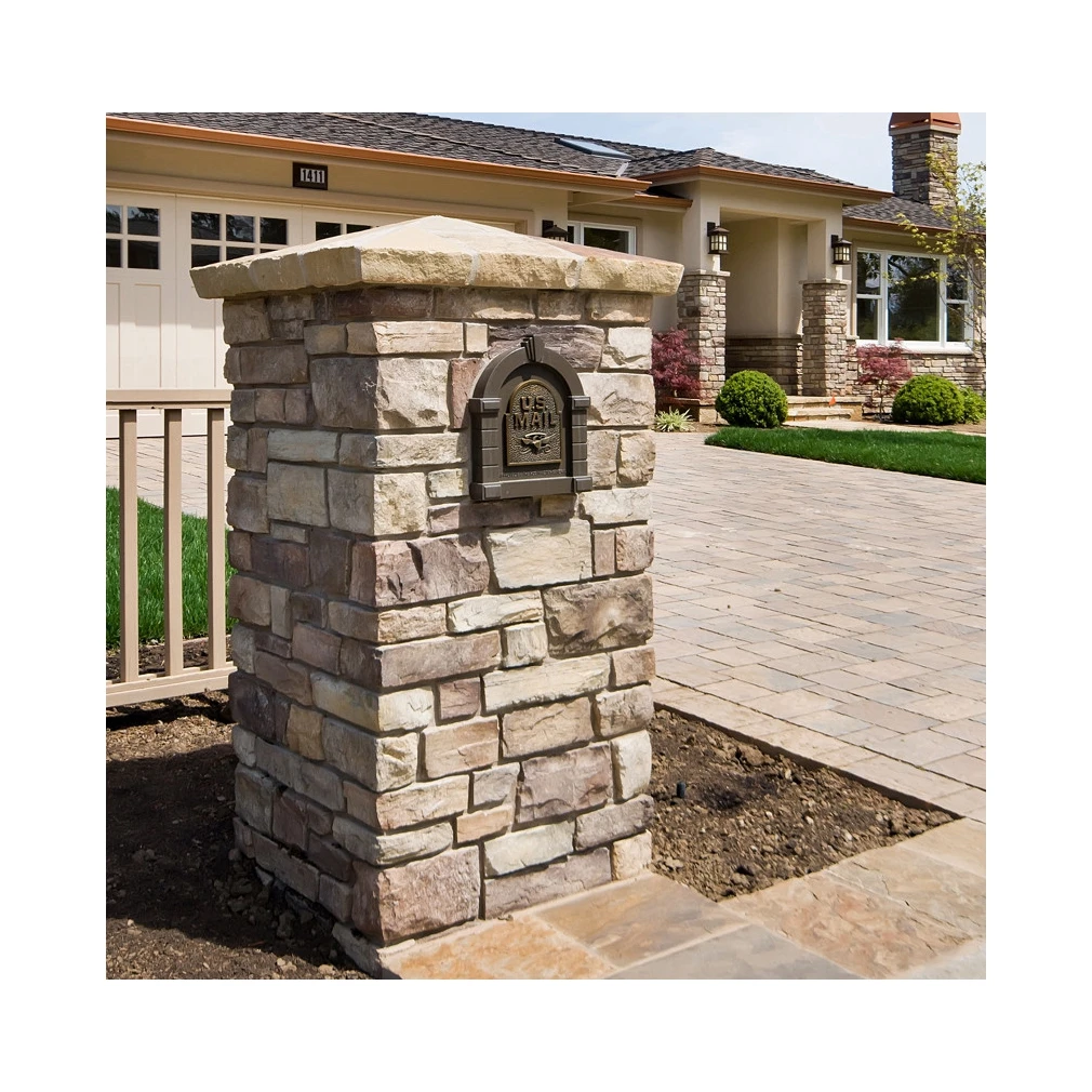 Stone Mailbox for Garden Decoration Mailbox Outdoor Natural Stone Mailboxes