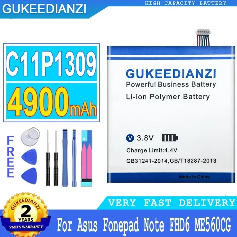 

Reliable Power C11P1309 For Asus Fonepad Note Fhd 6 ME560CG 4900mAh Tablet Battery Premium Replacement